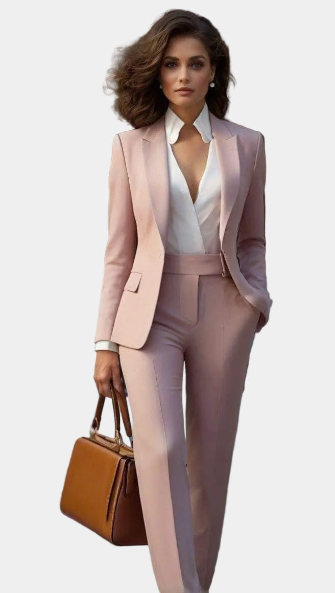 Flattering Blazer Trousers Set for Women