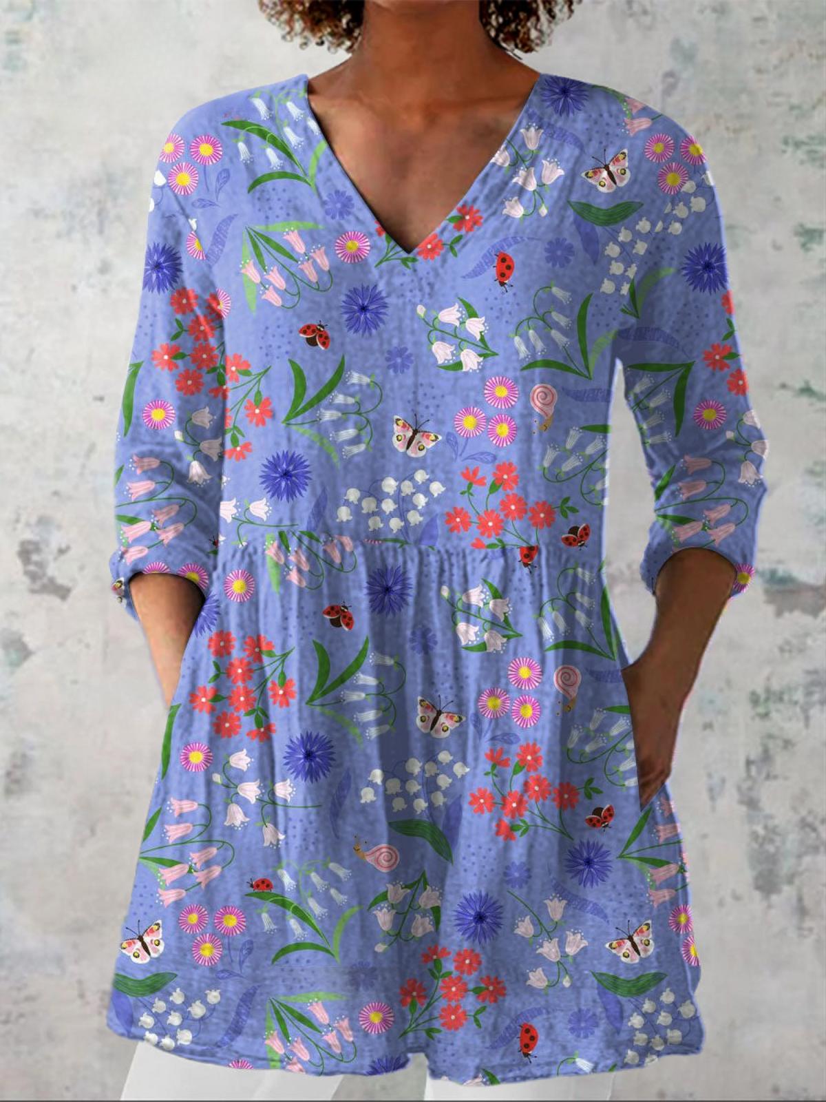 Timeless Silhouette V-Neck Blouse for Women
