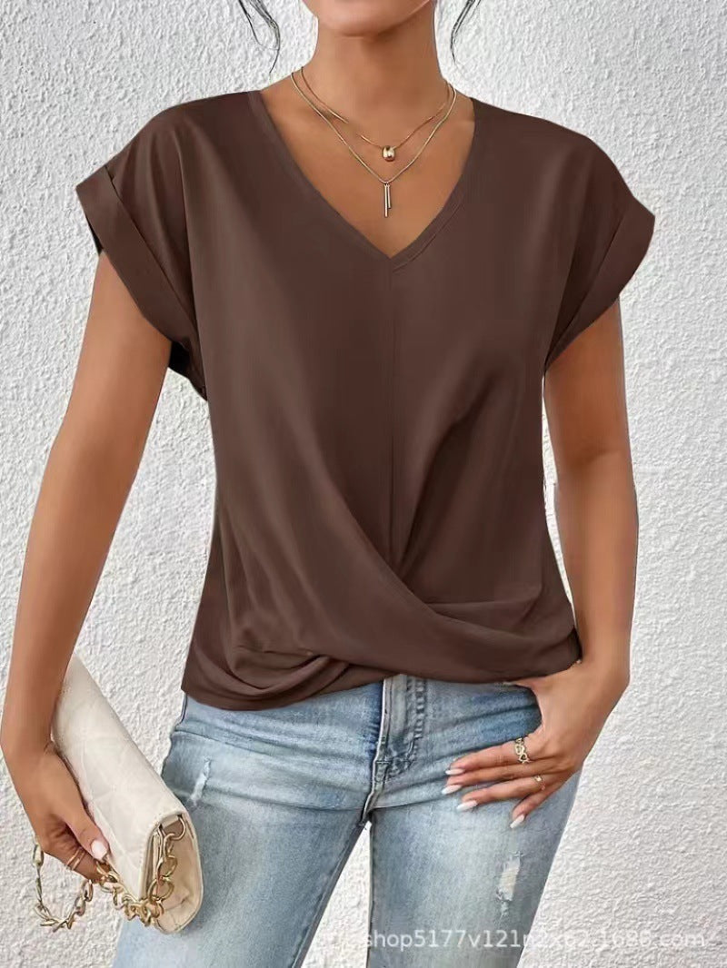Refined V-Neck T-Shirt for Women