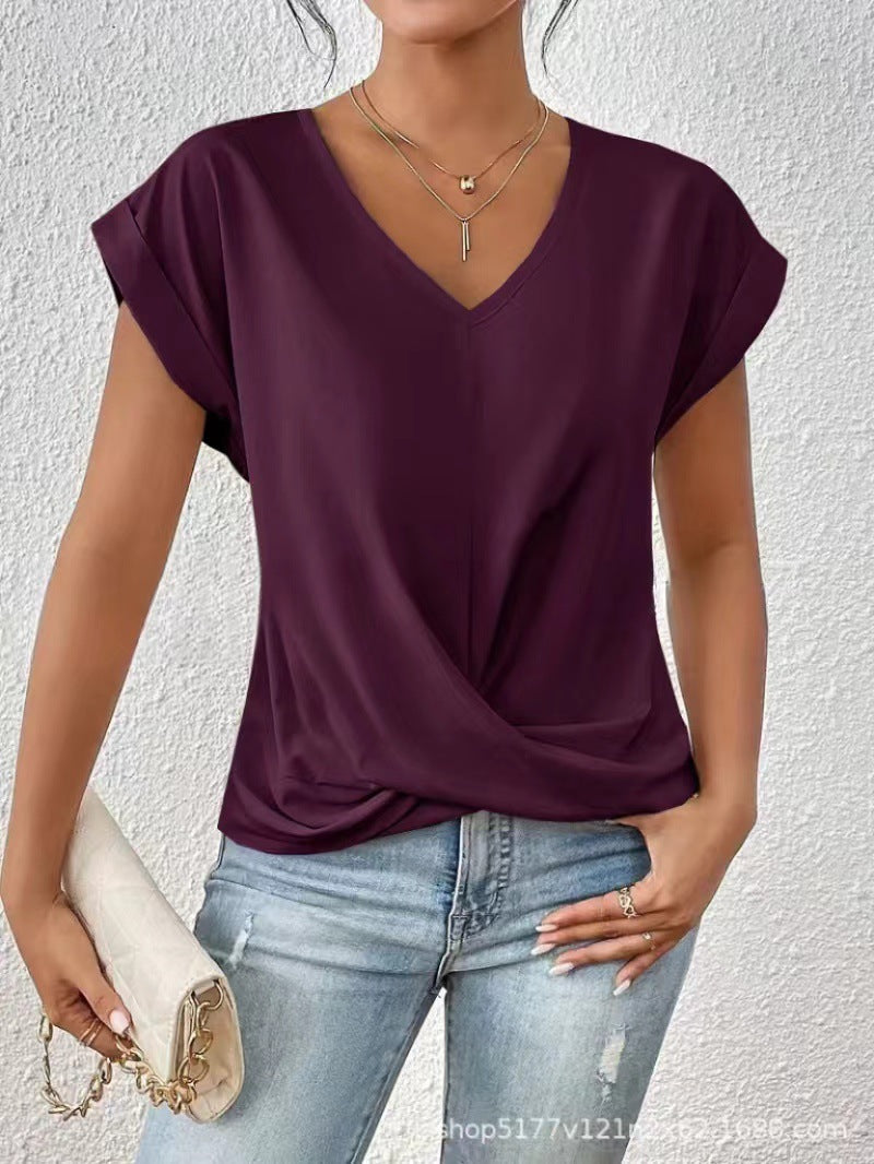 Refined V-Neck T-Shirt for Women