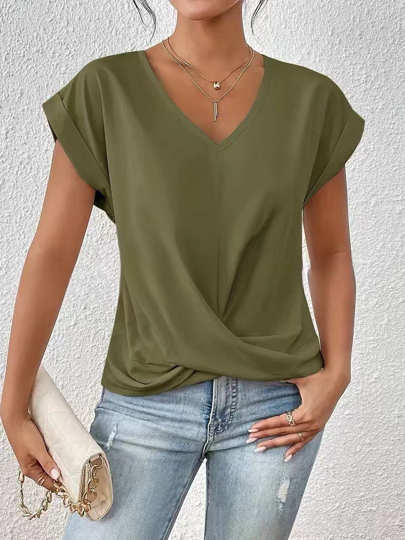 Refined V-Neck T-Shirt for Women