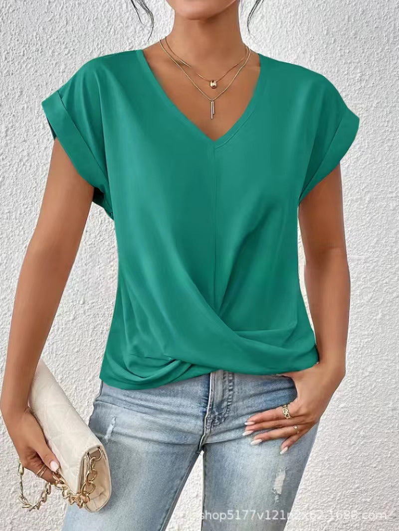 Refined V-Neck T-Shirt for Women