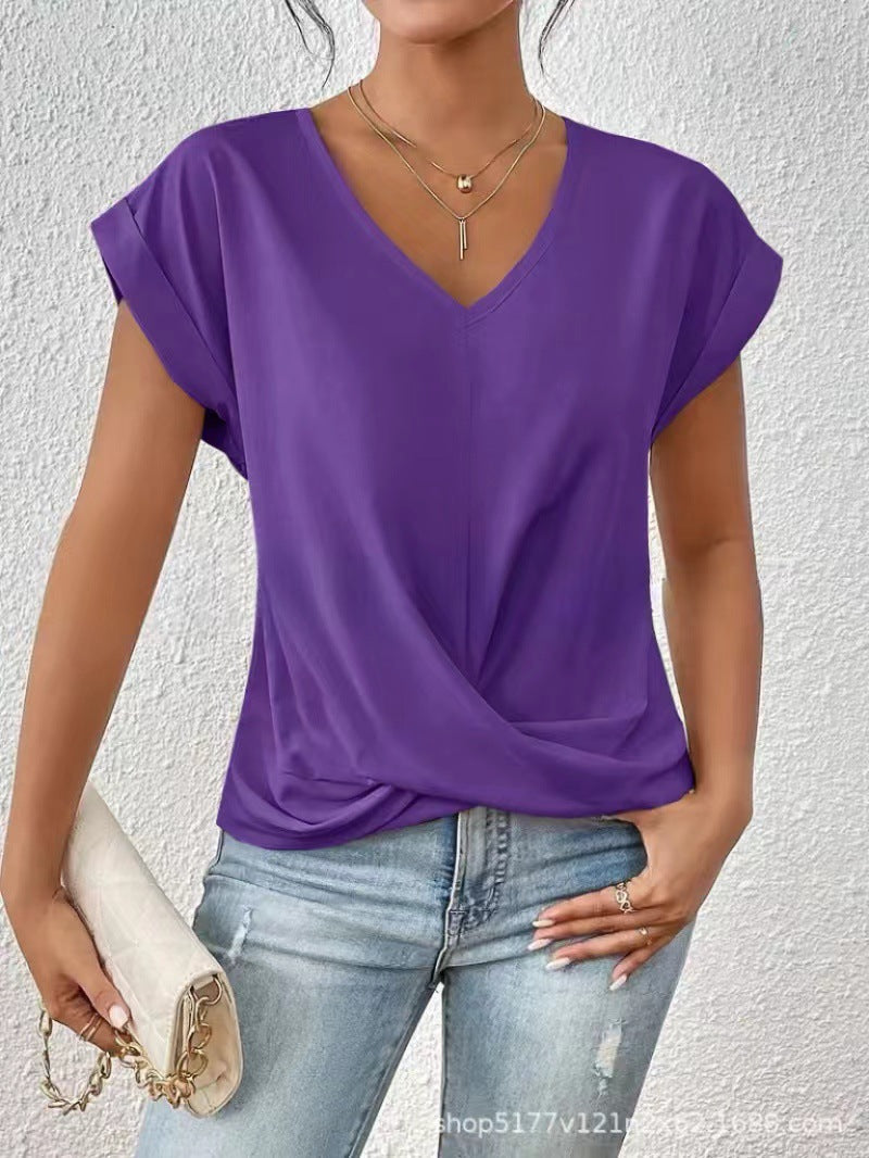 Refined V-Neck T-Shirt for Women