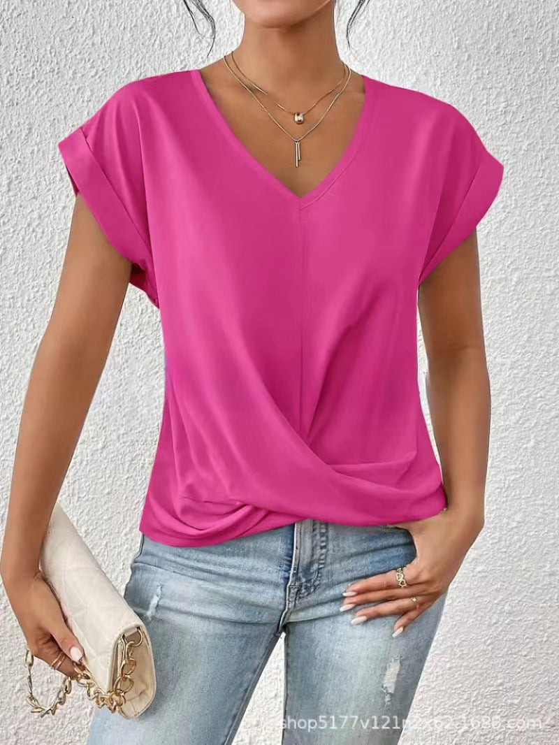 Refined V-Neck T-Shirt for Women