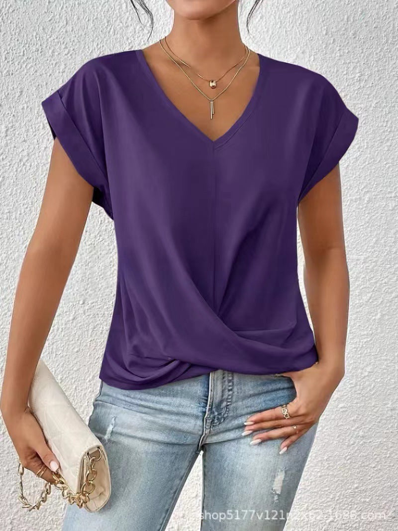 Refined V-Neck T-Shirt for Women