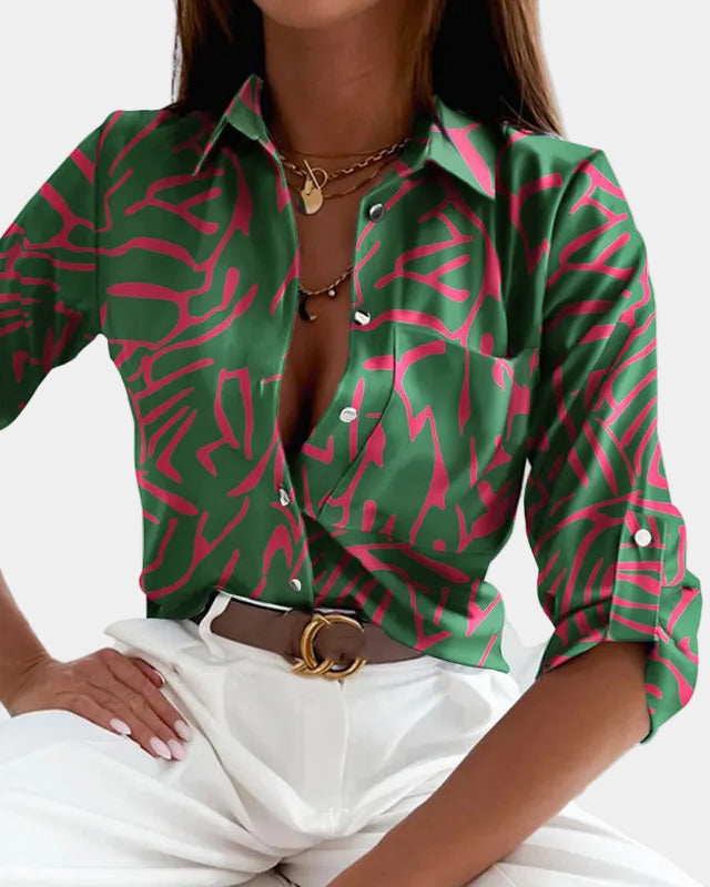 Structured Collar Blouse for Women