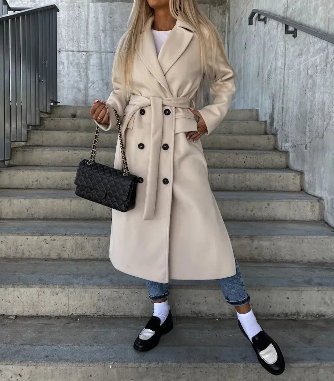 Women’s double-breasted winter coat