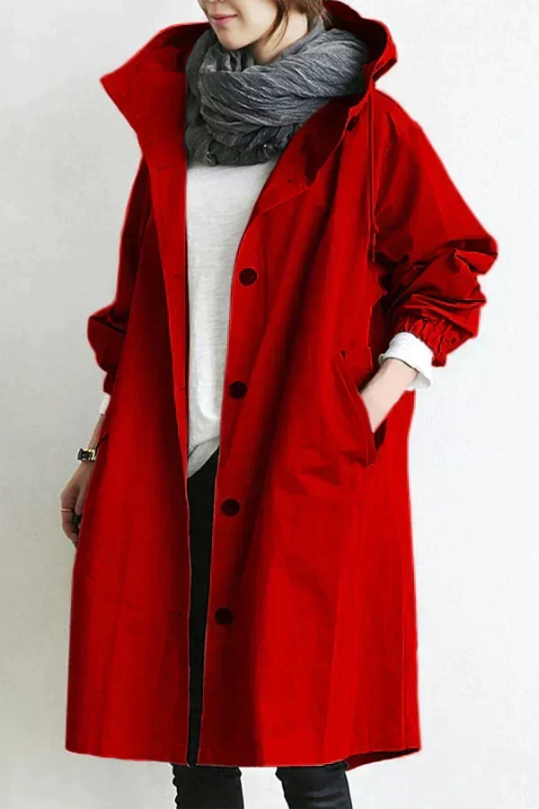Urban Hooded Raincoat for Women