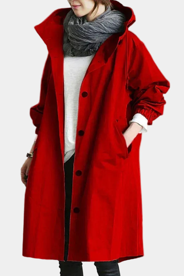 Urban Hooded Raincoat for Women