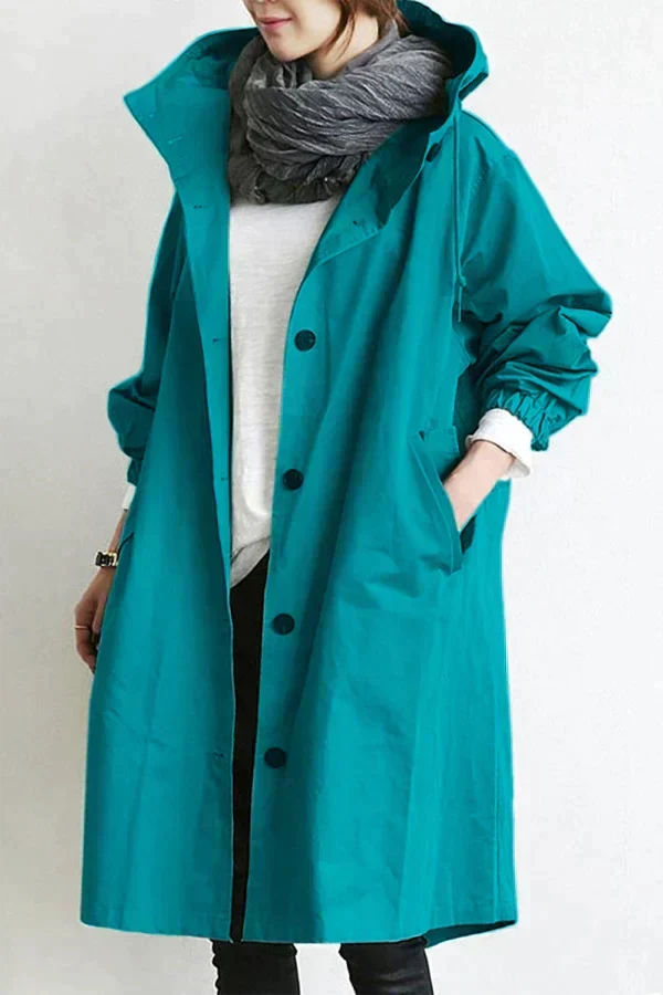 Urban Hooded Raincoat for Women