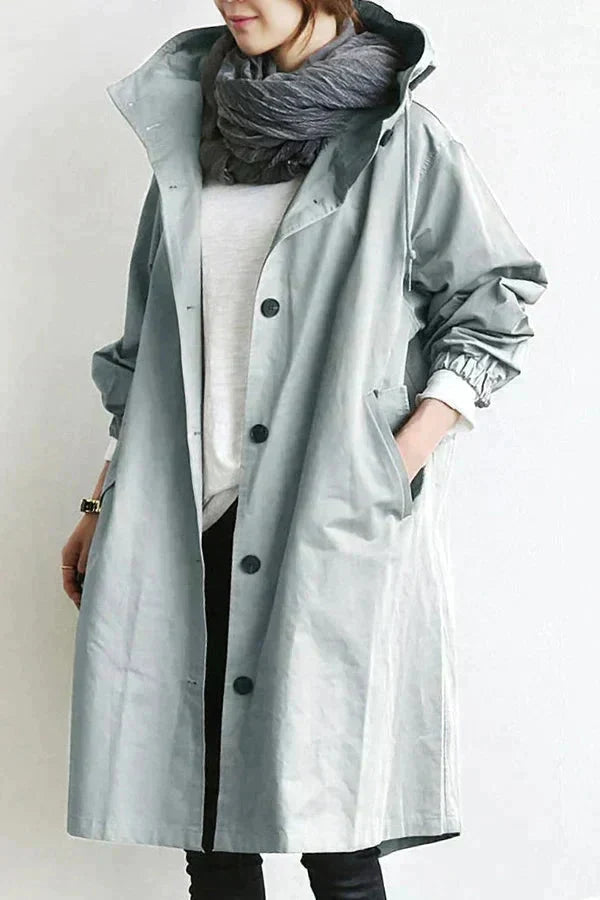 Urban Hooded Raincoat for Women