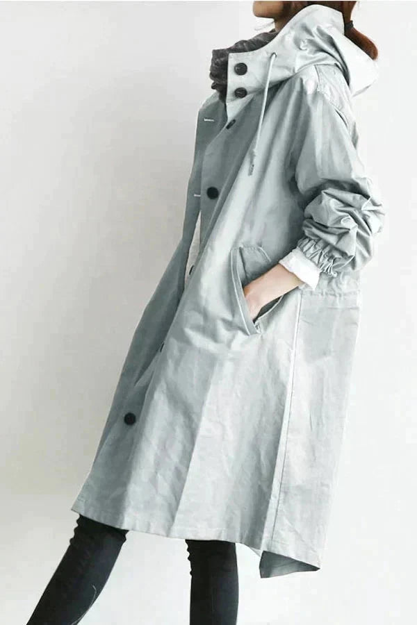 Urban Hooded Raincoat for Women