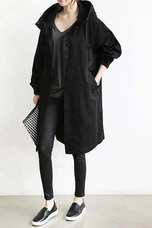 Urban Hooded Raincoat for Women