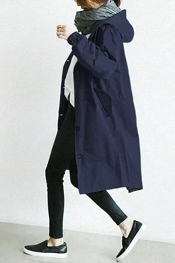 Urban Hooded Raincoat for Women