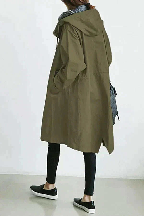 Urban Hooded Raincoat for Women