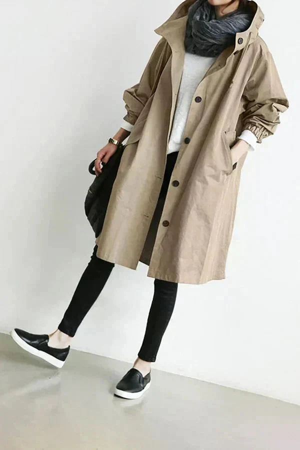 Urban Hooded Raincoat for Women