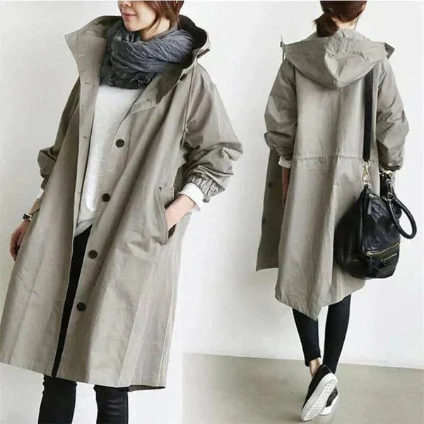 Urban Hooded Raincoat for Women