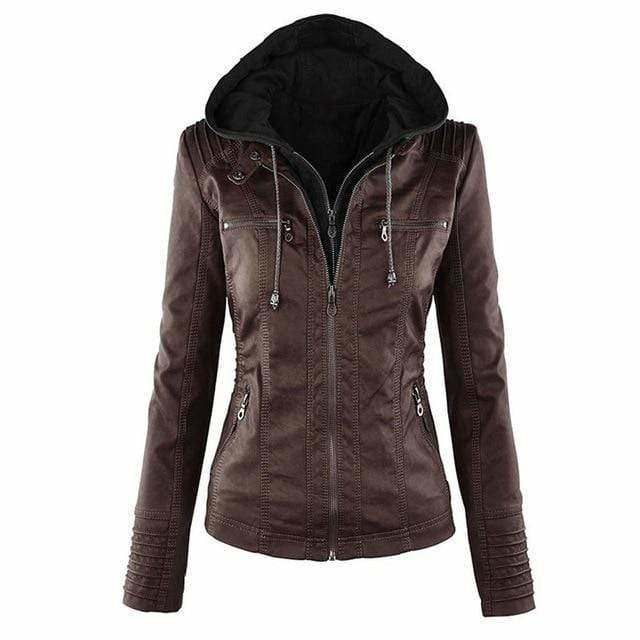 Vintage Hooded Jacket for Women