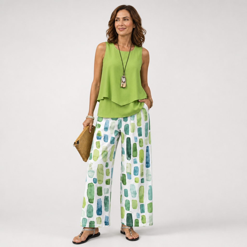 Fluid Two-Piece Set for Women - AI-generated main product image