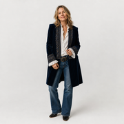 Embroidered Long Coat for Women - AI-generated main product image