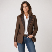 Printed Panel Blazer For Women - AI-generated main product image