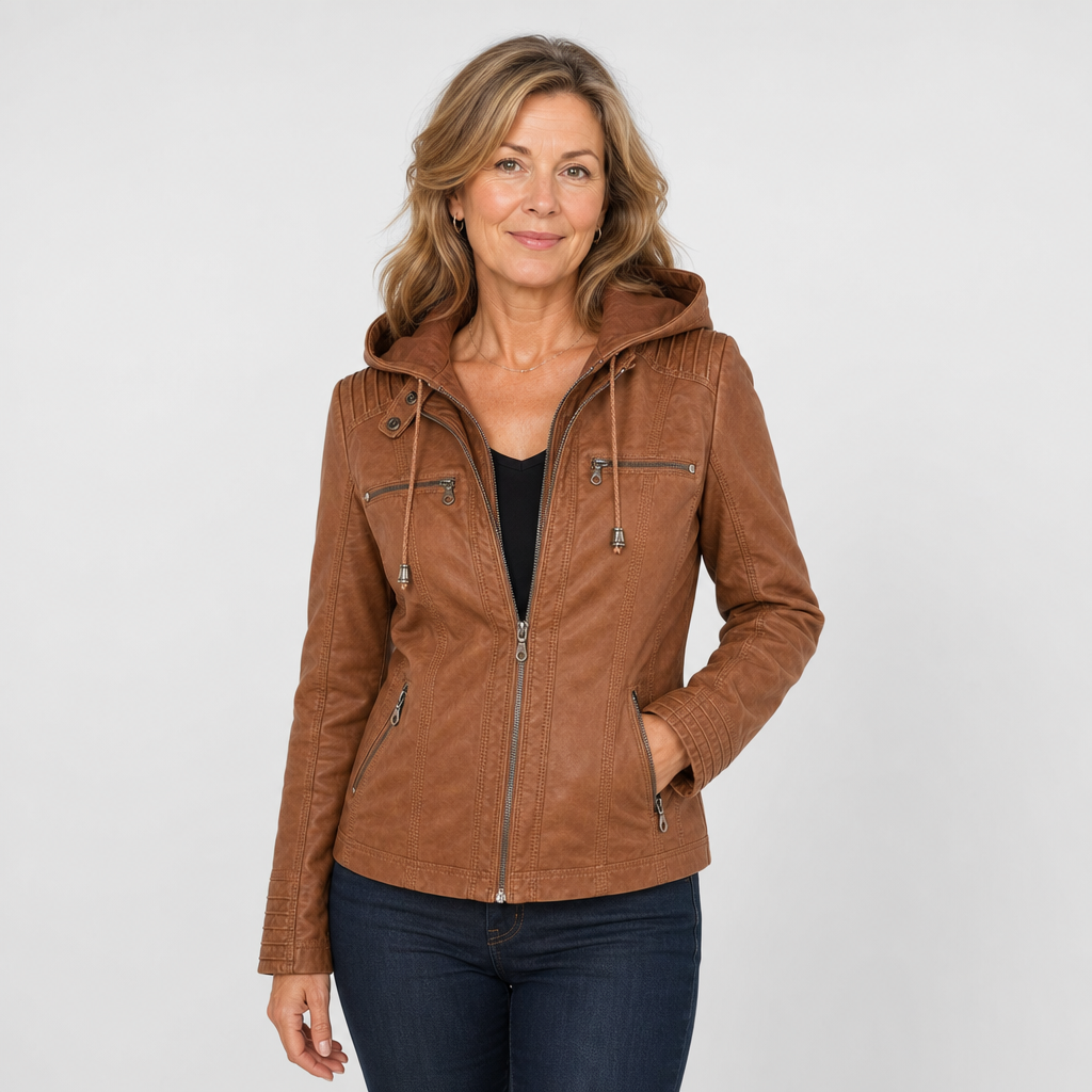 Vintage Hooded Jacket for Women - AI-generated main product image