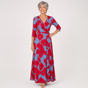 Floral Wrap Maxi Dress - AI-generated main product image