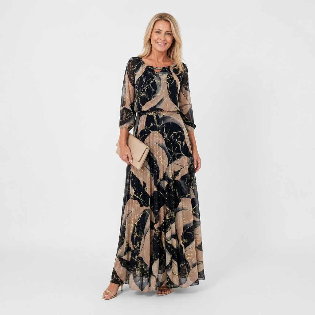 Elegant Chiffon Maxi Gown - AI-generated main product image