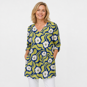 Classic Flow V-Neck Blouse for Women - AI-generated main product image