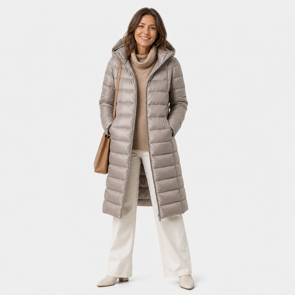 Warm Long Winter Coat for Women - AI-generated main product image