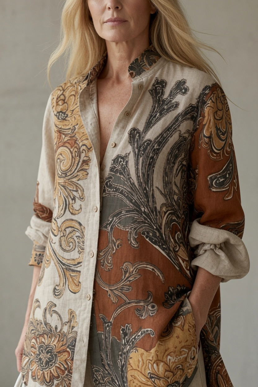 Bohemian Printed Two-Piece Set for Women