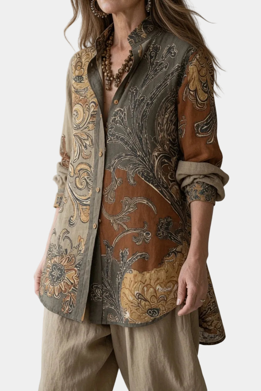 Bohemian Printed Two-Piece Set for Women