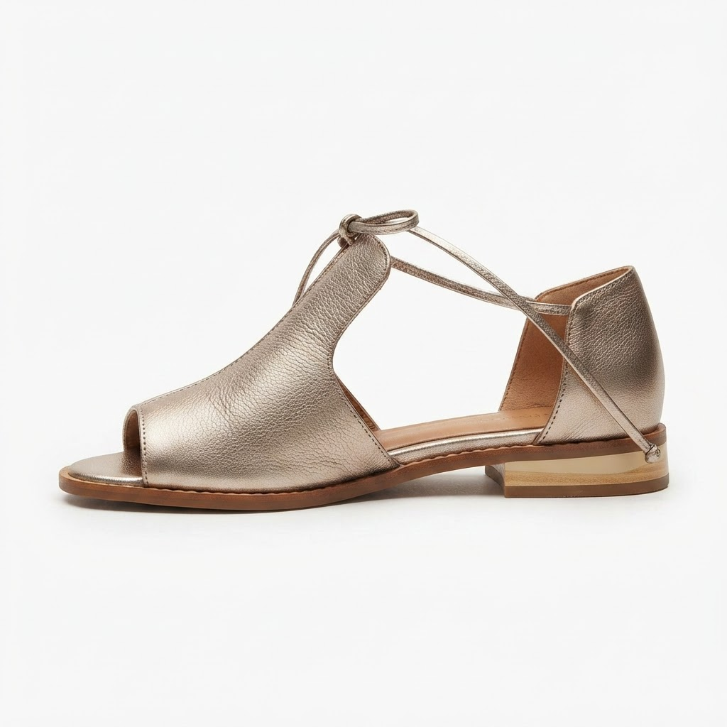 Open-Toe Bow Strap Sandals for Women