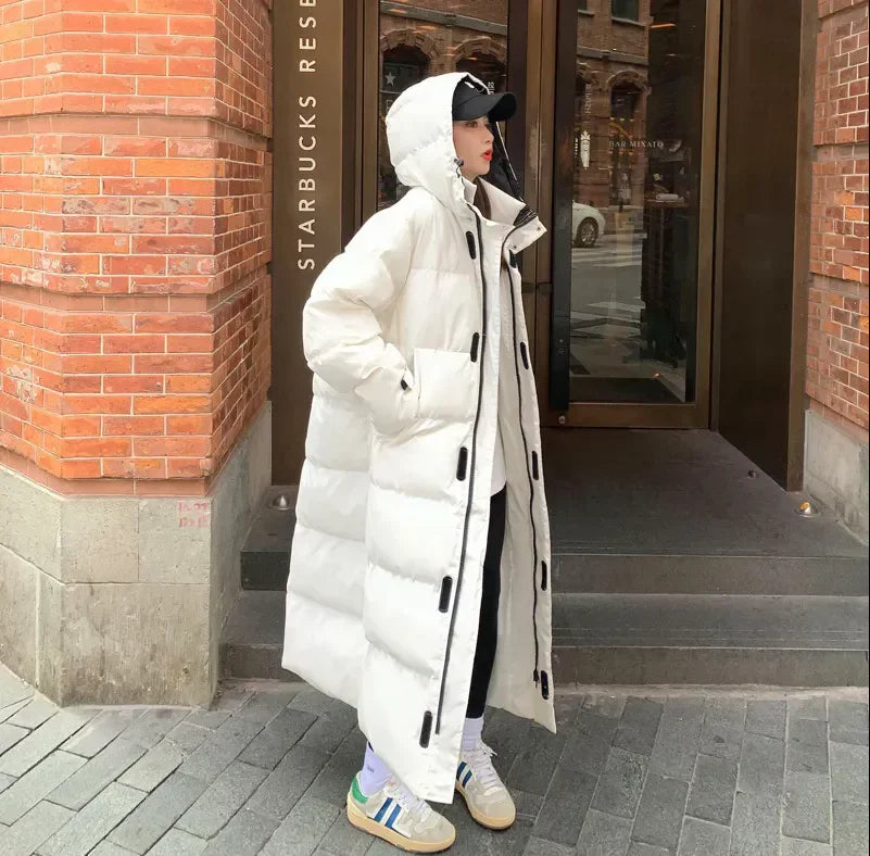 Timeless long jacket for women